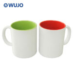 WUJOSUB Wholesale Sublimation Mugs AAA Grade 11oz Color Inside Sublimation Mug
