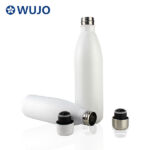 WUJO 17oz/500ml Sublimationsblank doppelwandige Edelstahlflasche in Cola-Form Weiß