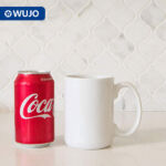 WUJOSUB Hot Sale Blank Ceramic Sublimation Mug 15oz Sublimation Coffee Mug