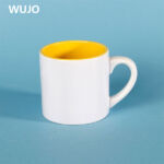 WUJOSUB Fornitore di tazze per sublimazione di alta qualità Tazza da 8 once a colori all'interno della tazza per sublimazione