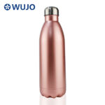 WUJO 17oz/500ml Sublimationsblank doppelwandige Edelstahlflasche in Cola-Form Weiß