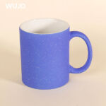 WUJOSUB New Sublimation Color Changing Mug 11oz Magic Mug with Sprinkle Dots