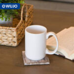 WUJOSUB Hot Sale Blank Ceramic Sublimation Mug 15oz Sublimation Coffee Mug
