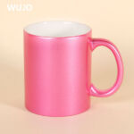 WUJOSUB New Design Ceramic Sublimation Mugs 11oz Pearl Sublimation Mug