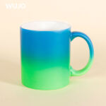 WUJOSUB Tazza per sublimazione all'ingrosso 2 Tazza Tone Soft Touch per sublimazione