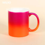 WUJOSUB Tazza per sublimazione all'ingrosso 2 Tazza Tone Soft Touch per sublimazione