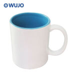WUJOSUB Wholesale Sublimation Mugs AAA Grade 11oz Color Inside Sublimation Mug